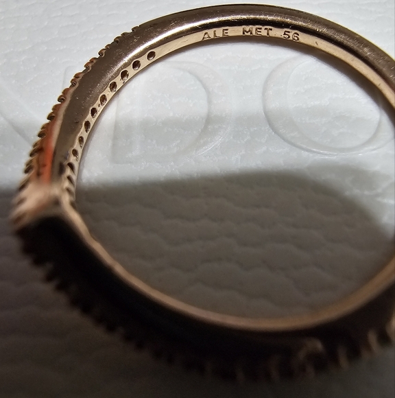 Pandora Sparkling Wishbone Ring size 56 US 7.5 - Picture 6 of 9